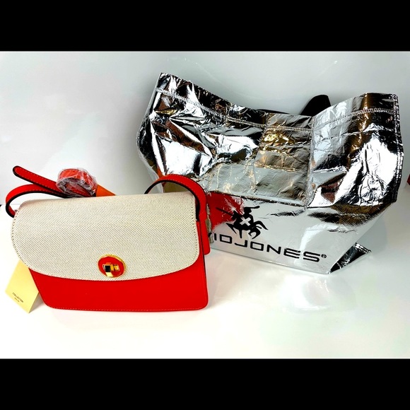 BNWT Authentic David Jones purse bag. Dustbag included. Gorgeous - Picture 1 of 7